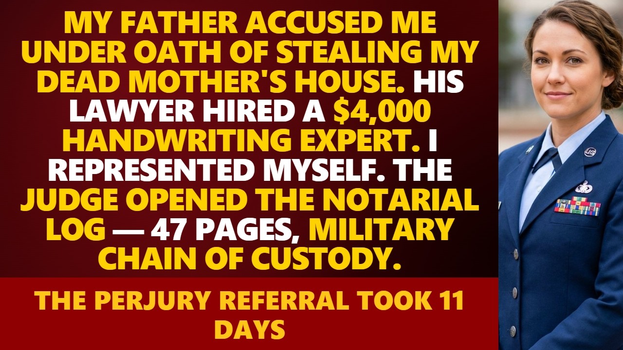 My Father Paid $4,000 to Prove I Forged Mom's Signature — Then I Cross-Examined His Expert Myself