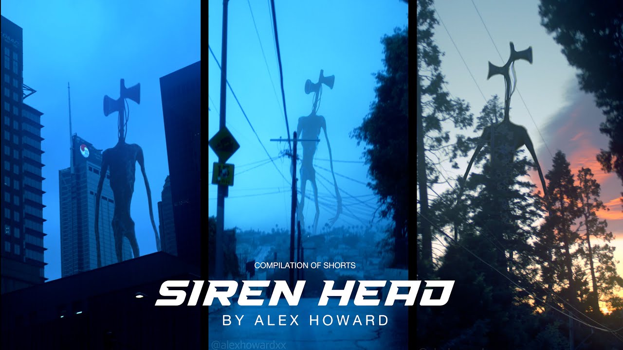 Spooky Siren Head Sighting VFX &mdash; TikTok Compilation by Alex Howard