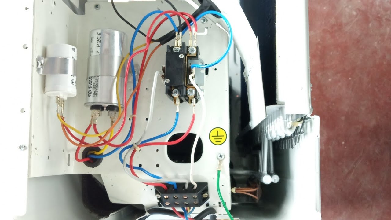 ac outdoor unit contactor connection
