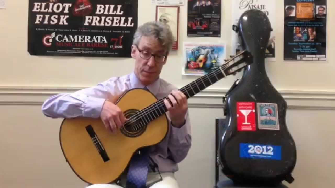 13 scales, Part 1 (ear training and guitar technique) with Eliot Fisk