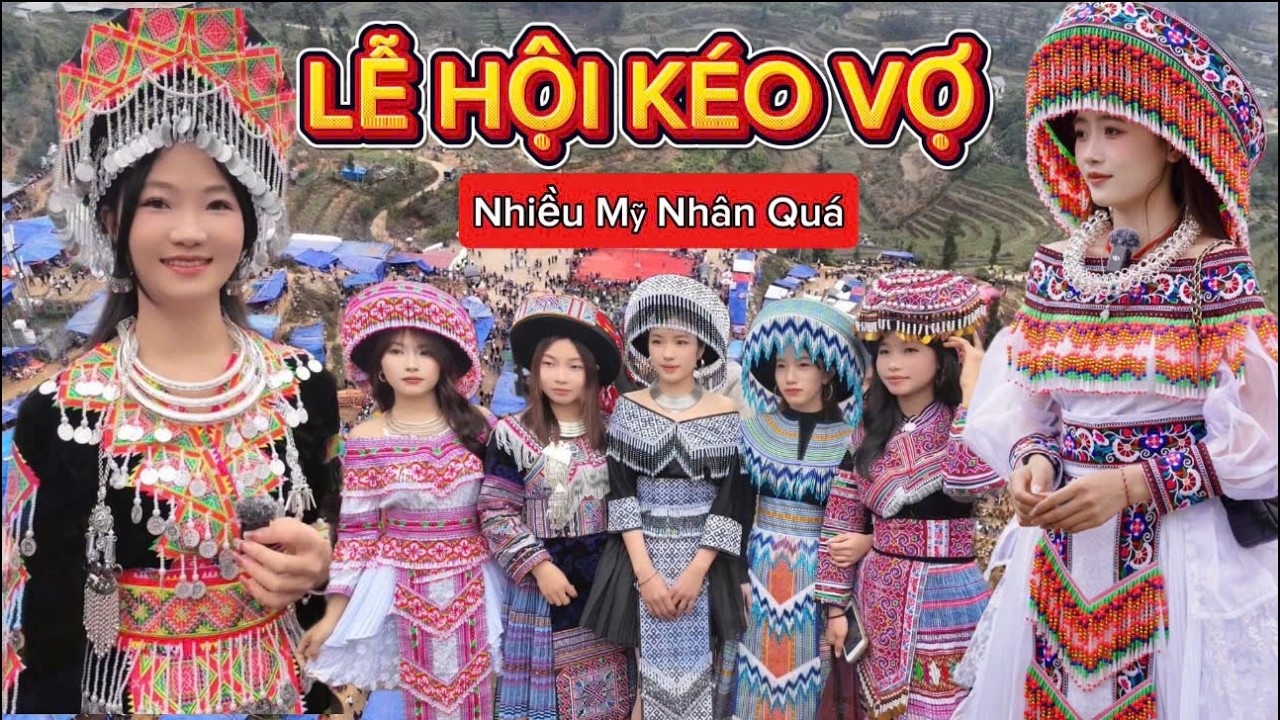 Các Mỹ Nhân Tây Bắc Quá Là Xinh Đẹp Tại Hội Gầu Tào Pha Long - Lào Cai.| Em Sơ Vlog