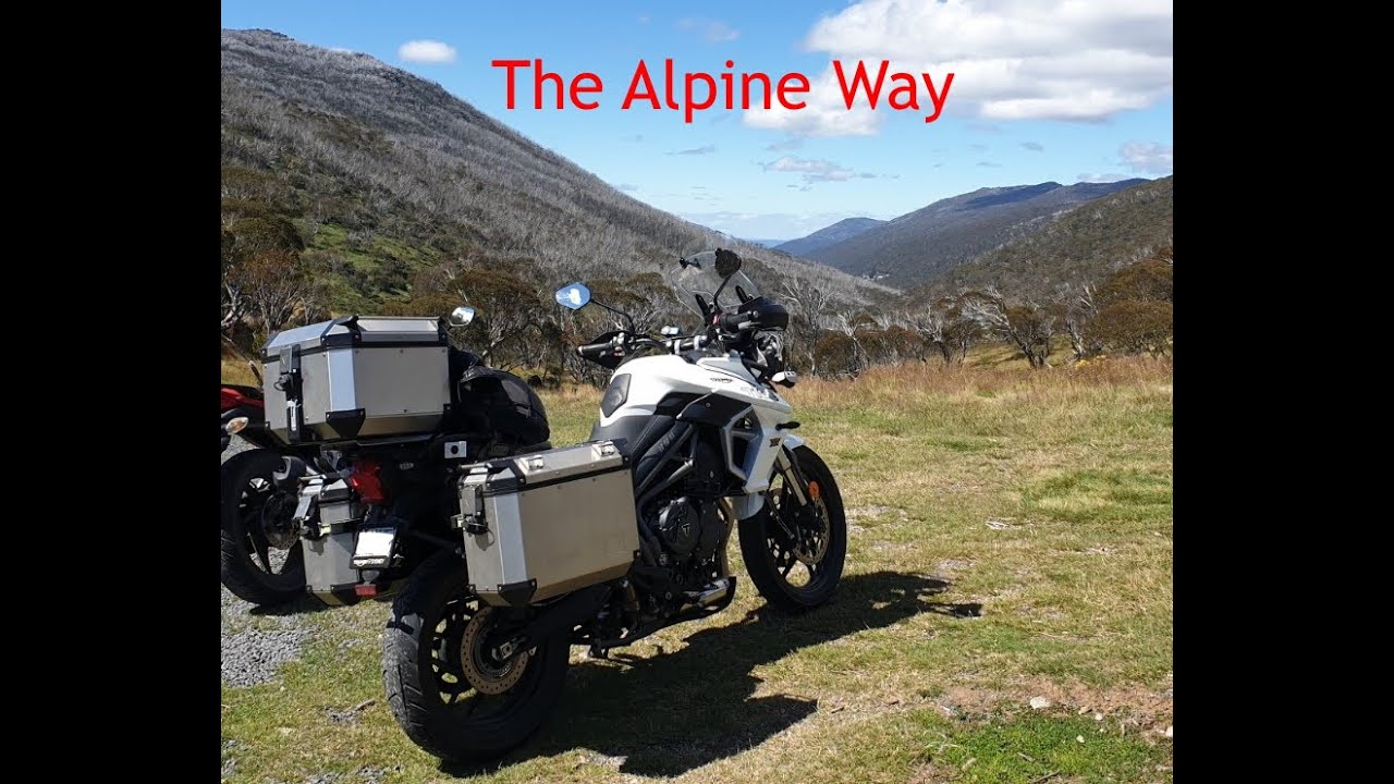 Alpine Way by Mototcycle