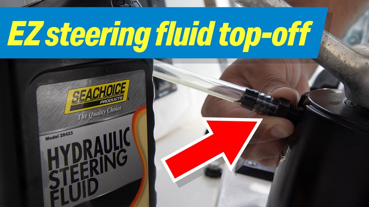 Easy Hydraulic Steering Fluid Top-Off