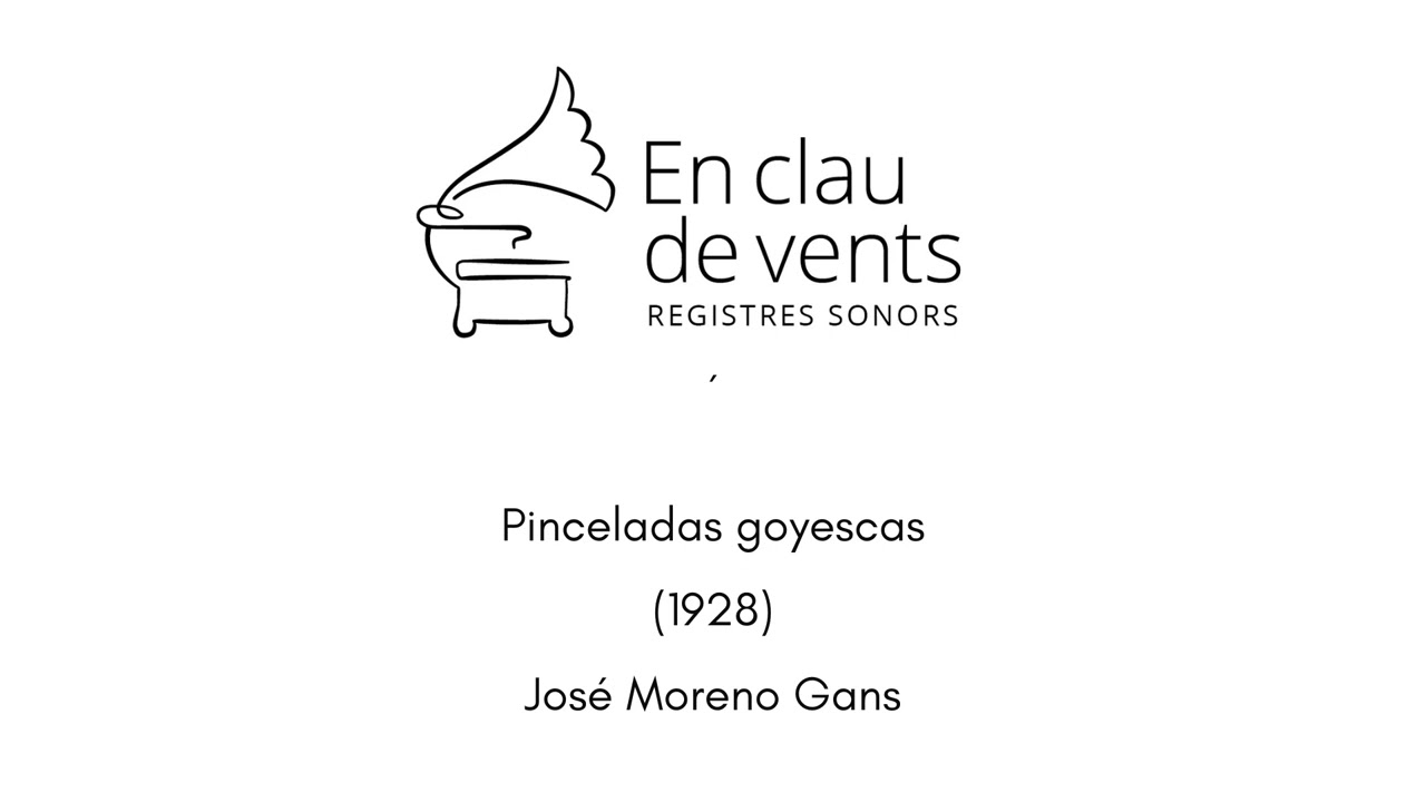 En clau de vents - PINCELADAS GOYESCAS (1928) - José Moreno Gans (1897-1976)