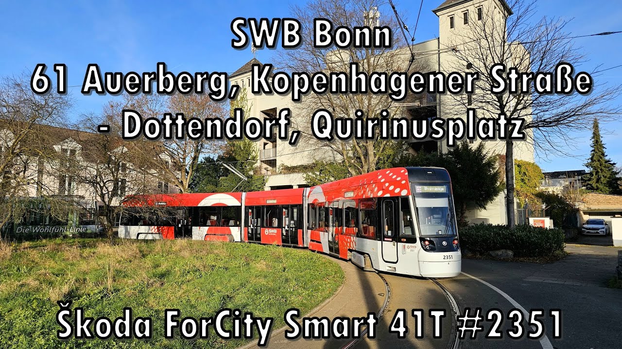 SWB Bonn - Linie 61, Škoda ForCity Smart 41T #2351