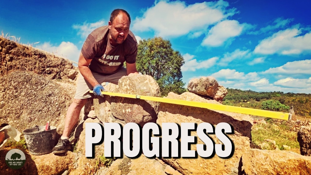 The Walls of our Dream Portuguese Stone House are Growing! Restoring an Abandoned Ruin