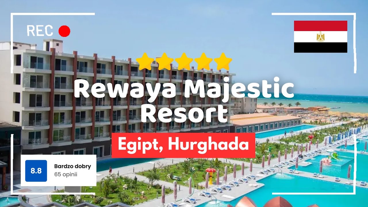🇪🇬 Rewaya Majestic Resort 5* – nowy hotel z aquaparkiem – Hurghada, Egipt #wakacje #egipt
