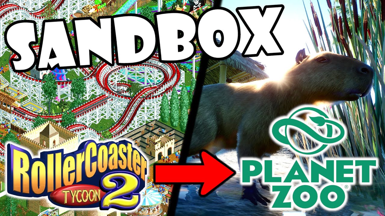 RollerCoaster Tycoon PRO tries PLANET ZOO for the FIRST TIME!