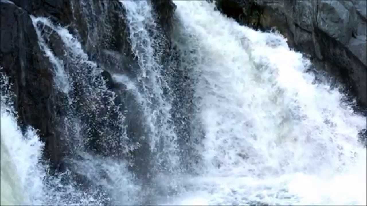 Slow Motion Water Falling Compilation Waterfalls Rivers Fountains Walls in 1080p HD Video and Music
