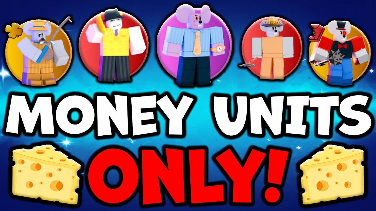 I USED MONEY UNITS ONLY!!! (Cheese TD)