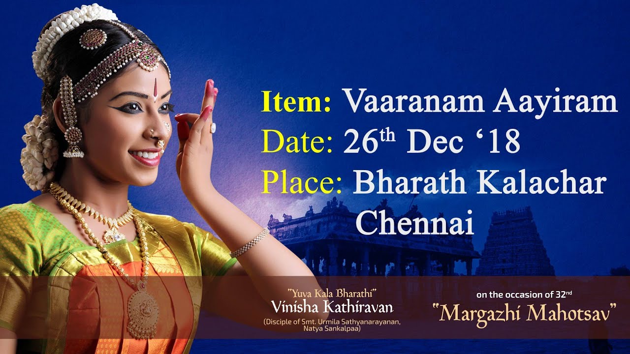 Vaaranam Aayiram | Vinisha Kathiravan | Bharath Kalachar - Maargazhi Mahotsav