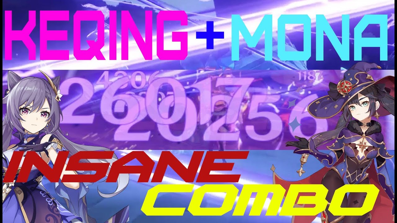 46K DAMAGE!! Absolute INSANITY Keqing + Mona Combo vs Pyro Regisvine (AR 43, WL 5)