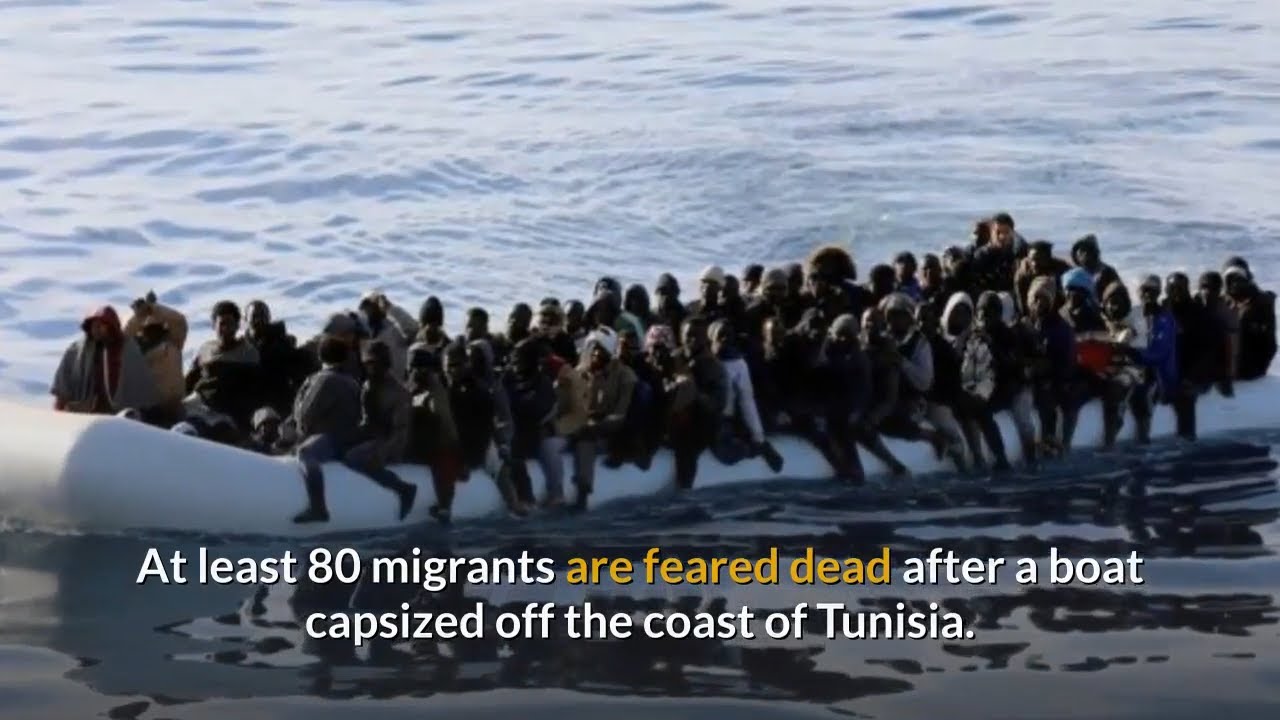 80 missing as migrant boat sinks off Tunisia