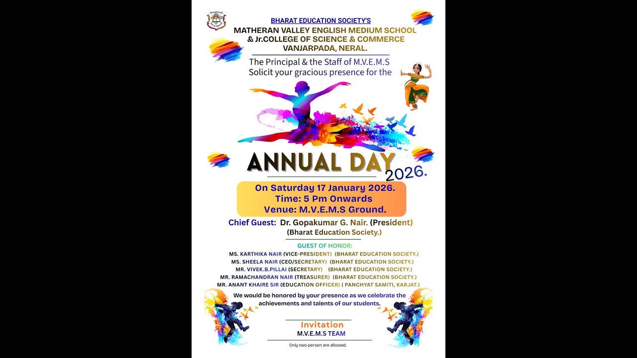 MATHERAN VALLEY ENGLISH MEDIUM SCHOOL ANNUAL DAY 2026