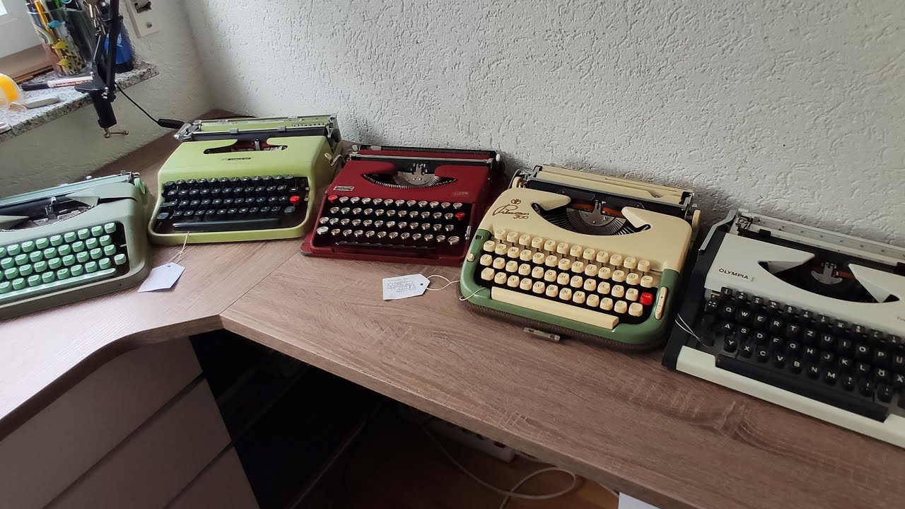 Die Suche nach der besten Flachschreibmaschine - 5 Schreibmaschinen im Vergleich