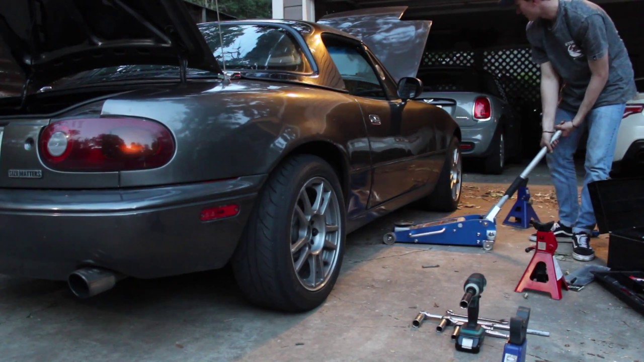 Miata Coilover Install (easy way)