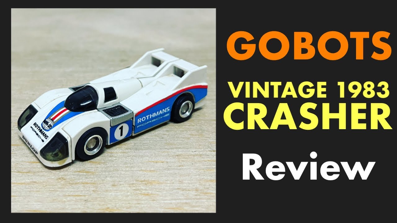 GOBOTS VINTAGE 1983 CRASHER FIGURE REVIEW – When Tobacco Brands Could Advertise On A Kid’s Toy