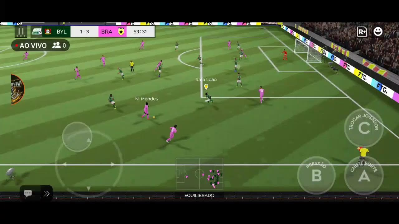 ao vivo dls x1 meta 7 inscrito