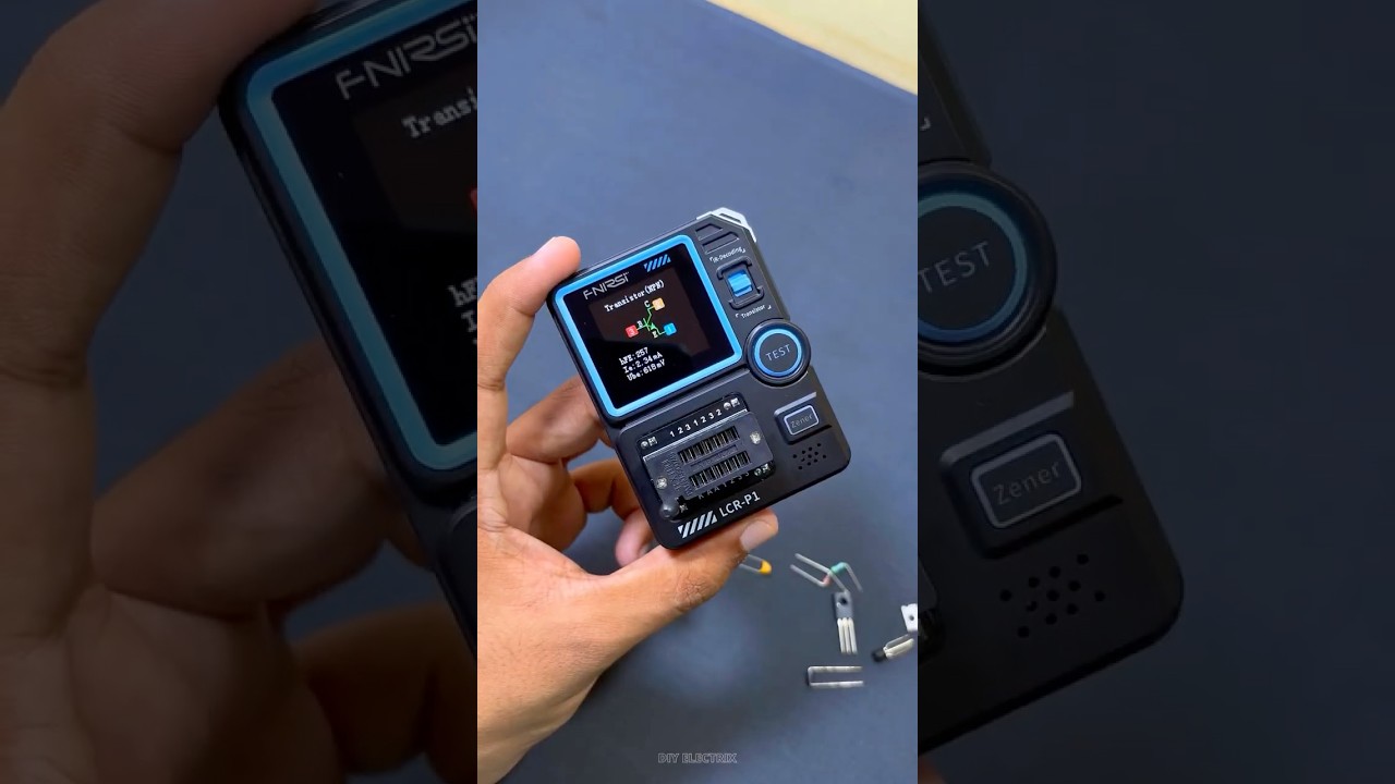 FNIRSI LCR-P1 Multifunction Transistor Capacitor Tester | Component Tester | Electronic Projects