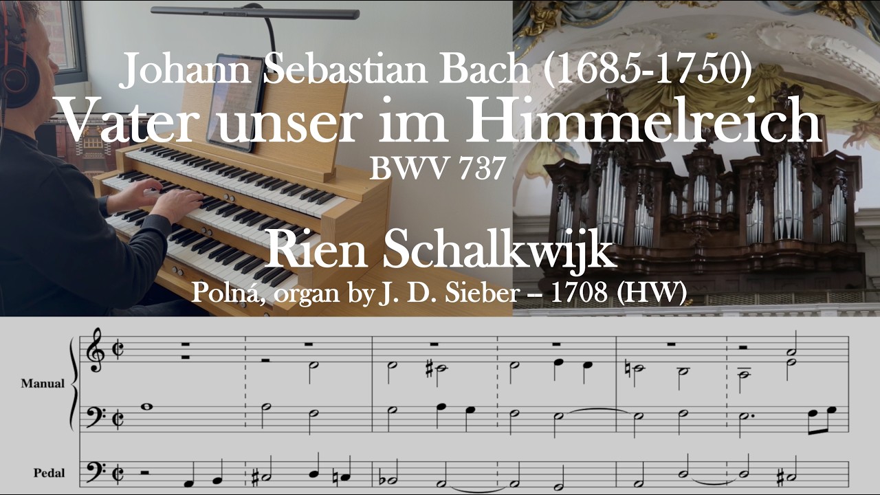 Stop & Listen&hellip; Bach Will Calm You Instantly | BWV 737 (Scrolling Score)