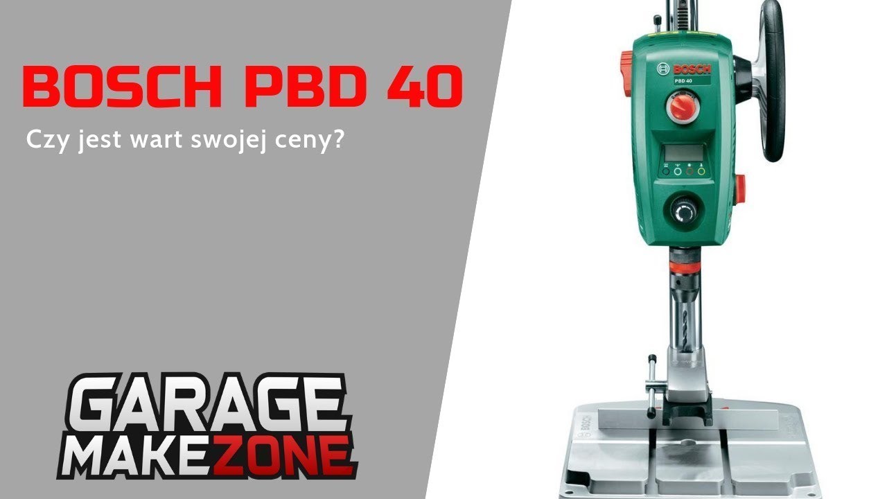 Bosch PBD 40 - Czy jest wart swojej ceny ?
