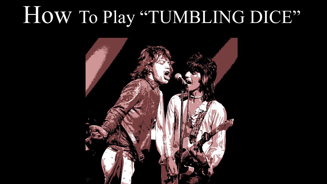 TUMBLING DICE GUITAR LESSON - How To Play Tumbling Dice By The Rolling Stones