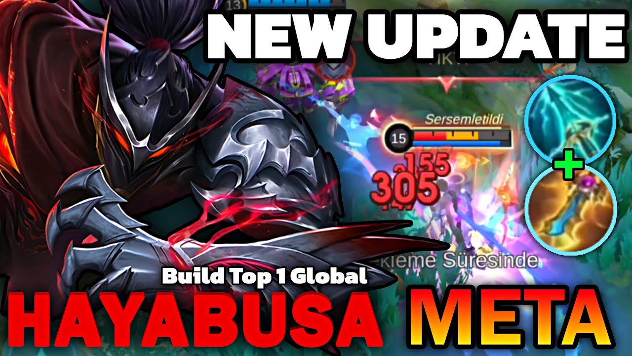 NEW ITEM!! Hayabusa New Update Buffed Gameplay Build Top 1 Global Gameplay - MLBB