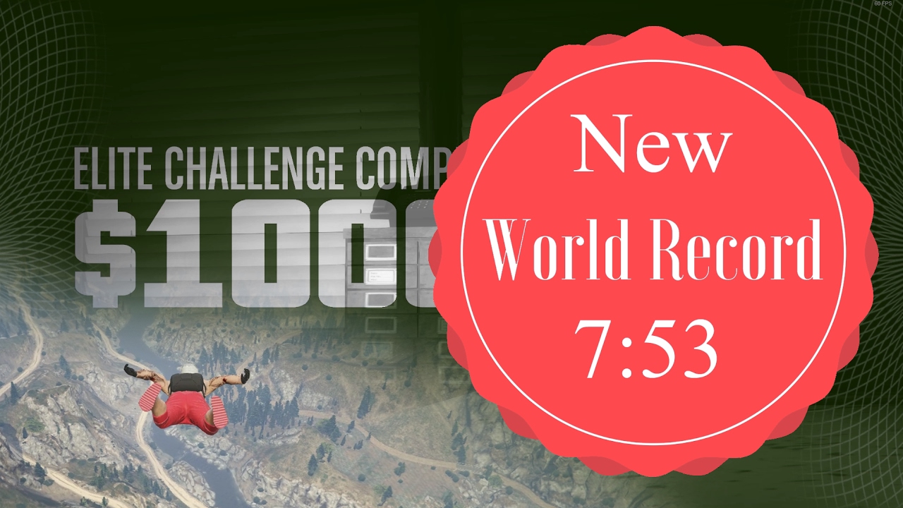 Former World Record GTA Online The Pacific Standard Job in 7:53*/8:01 (CC POV)