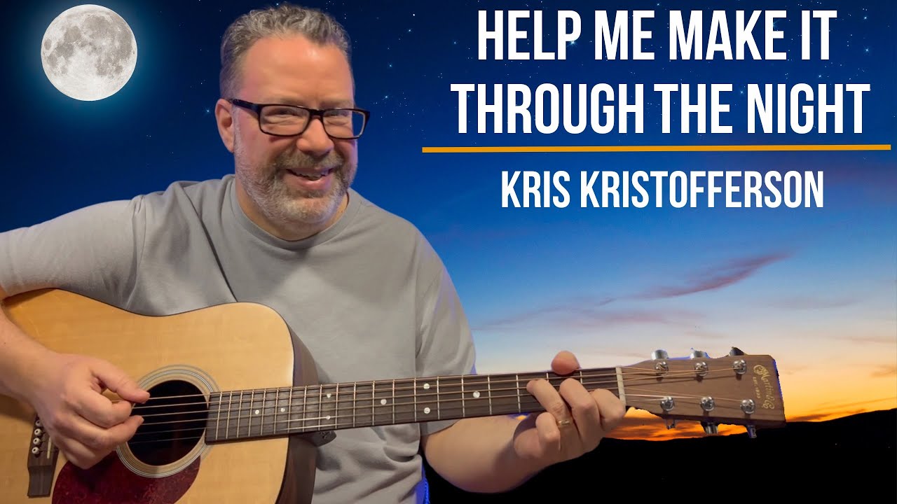 Help Me Make It Through The Night Guitar Tutorial - Beginner Friendly
