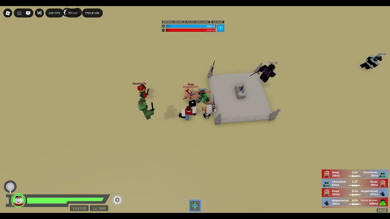 FEAR Vanguard raid on Swords Online - November 19, 2025