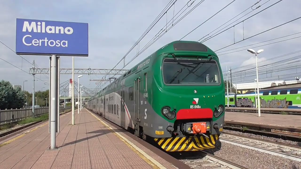 TRENI SUBURBANI TRENORD a MILANO: Milano Quarto Oggiaro, Milano Lancetti Passante, Milano Certosa