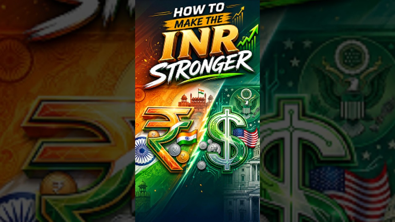 How to make the INR stronger 🇮🇳💵 #rupeedepreciation #usdinr #economics