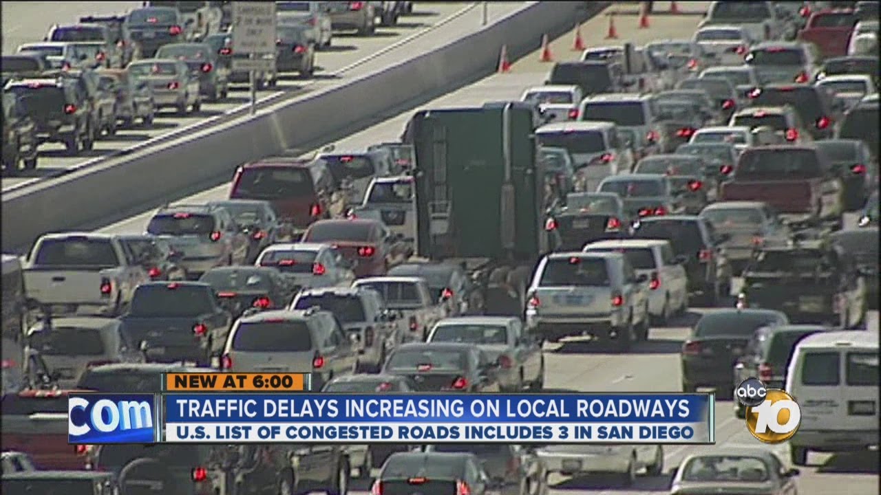 Report: San Diego ranked 15th worst traffic city in United States