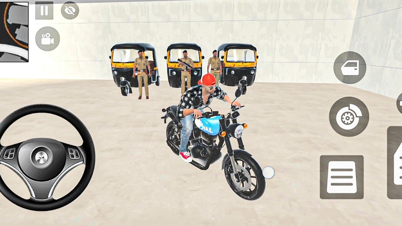 🎮Franklin order by 2️⃣ Auto and Royal infinite👑 in Indian 🇮🇳 Bike 💥thift auto simulator