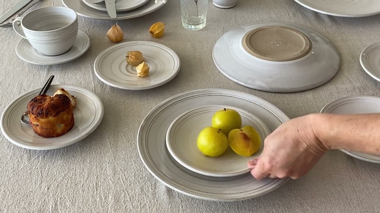Elevate Your Dining Experience with White Ceramic Dinnerware: Discover Rustic Handmade Pottery!