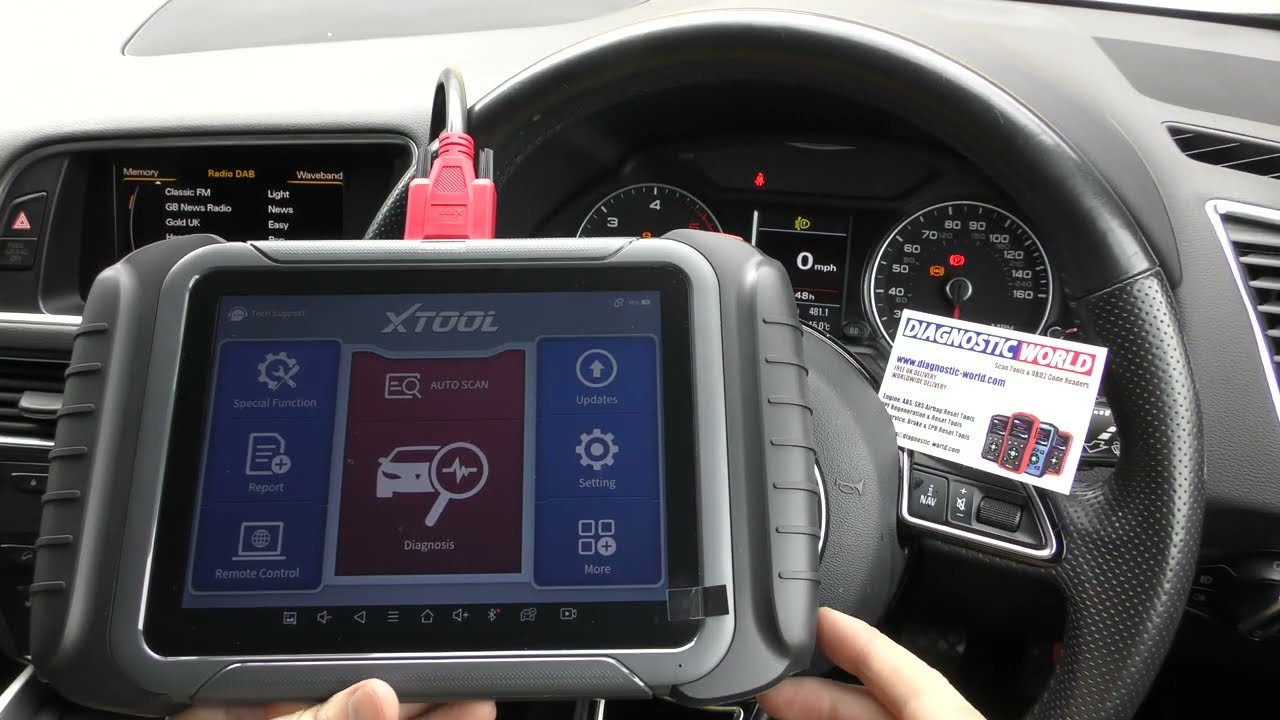 X TOOL D8 Diagnose ABS ESP system in VW Audi Seat Skoda cars