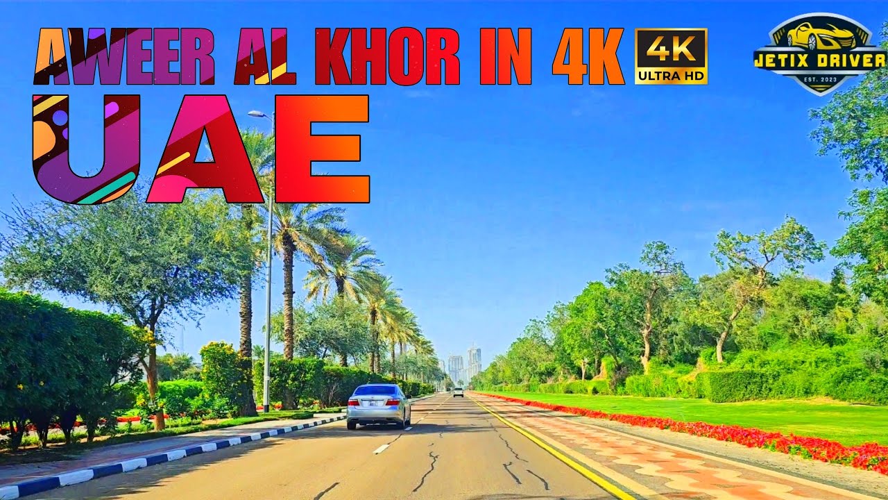 POV Driving Scenic Dubai Al Barsha To Aweer Market ❌️ 4K HDR