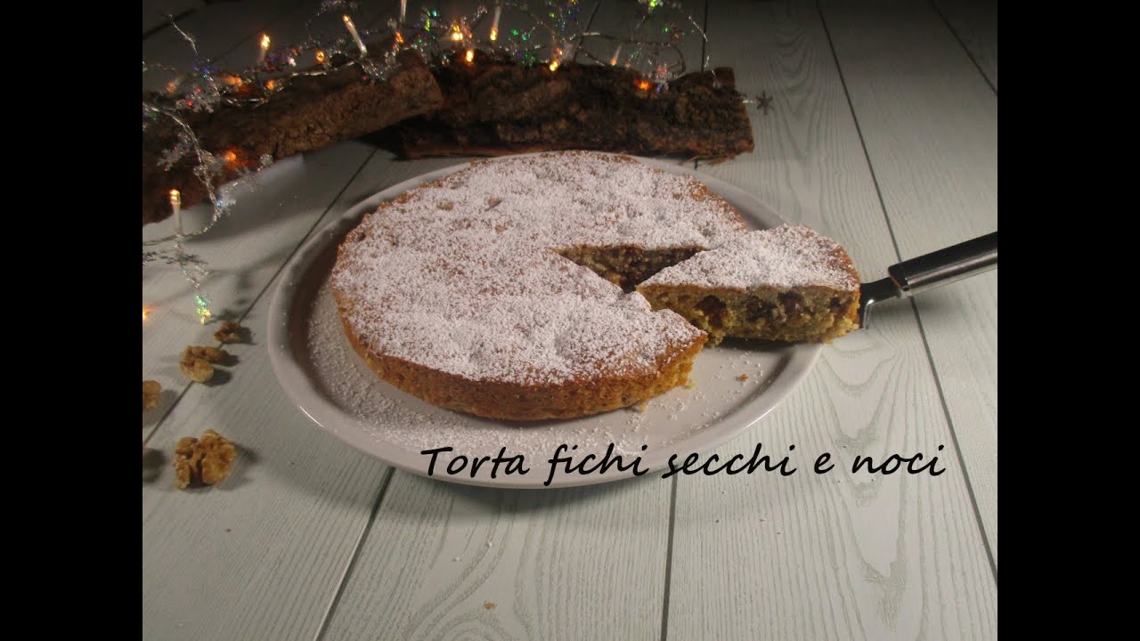 TORTA RUSTICA con FICHI SECCHI E NOCI - ricetta semplice di famiglia