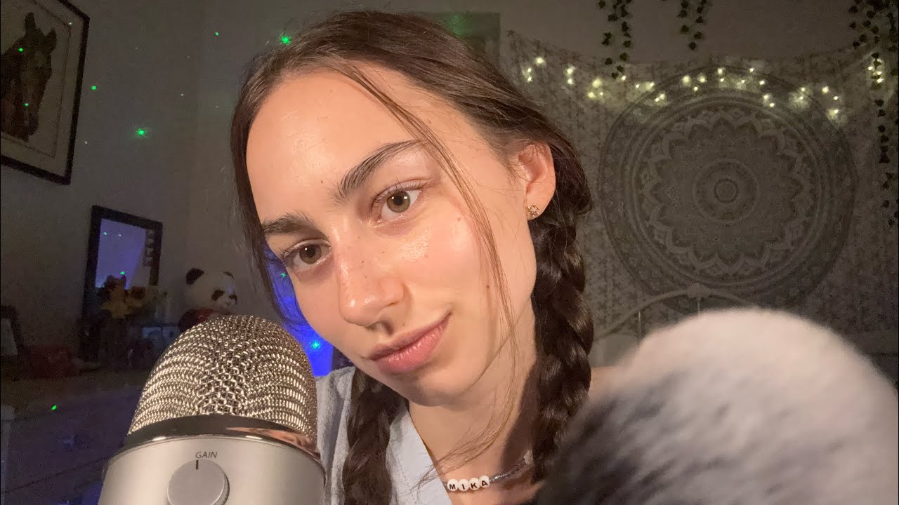 asmr relaxing mic brushing for sleep 