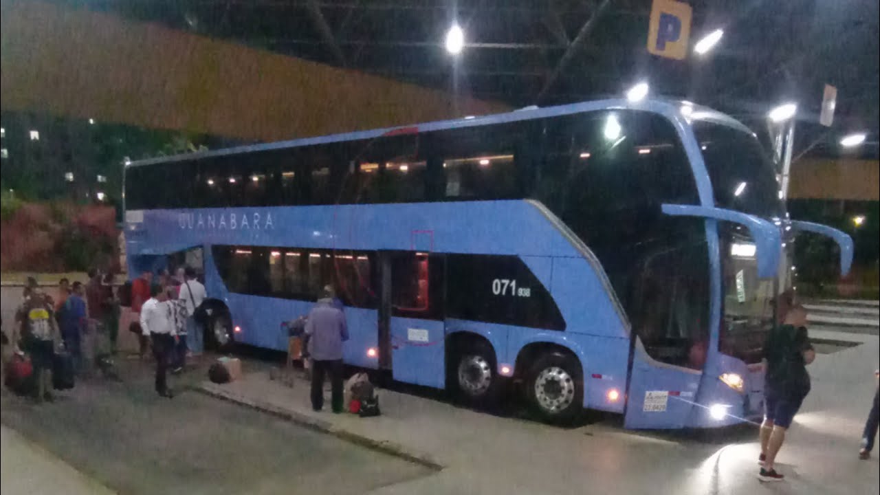 Viajando no ônibus Guanabara fala do conforto do leito cama do Guanabara 👍🚍🚍👍