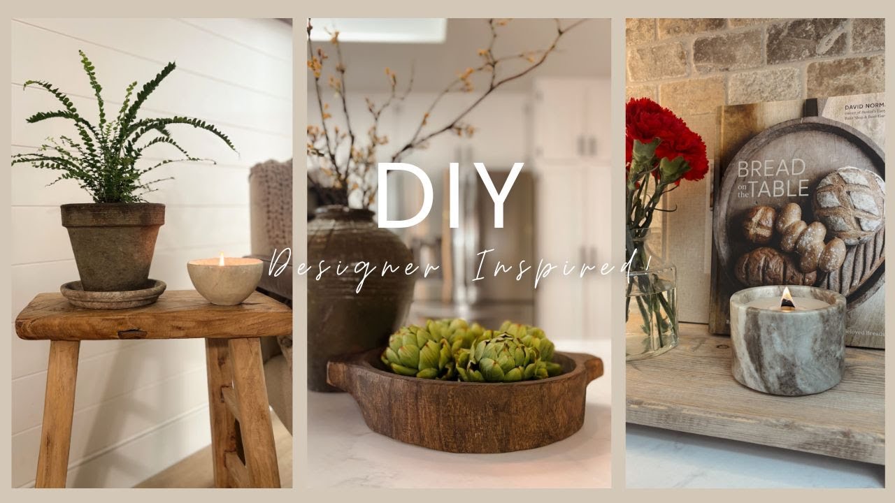 || Budget Friendly DIY's || Designer Inspired Dupes || 4 Simple & Easy Decor Ideas ||