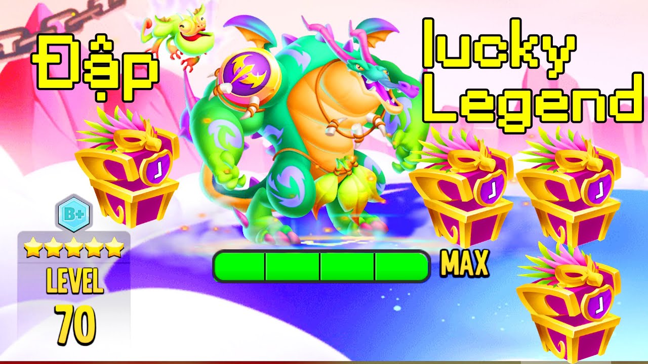 ONE CHO CÁ SẤU CƠ BẮP ĂN LÊN LVL70 SIÊU KHỦNG VÀ ĐẠP LUCKY BOX DRAGON CITY