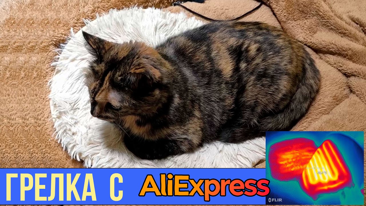 😻 USB грелка с AliExpress | Детальный Обзор + Тест на тепловизор / Кошка Довольна!