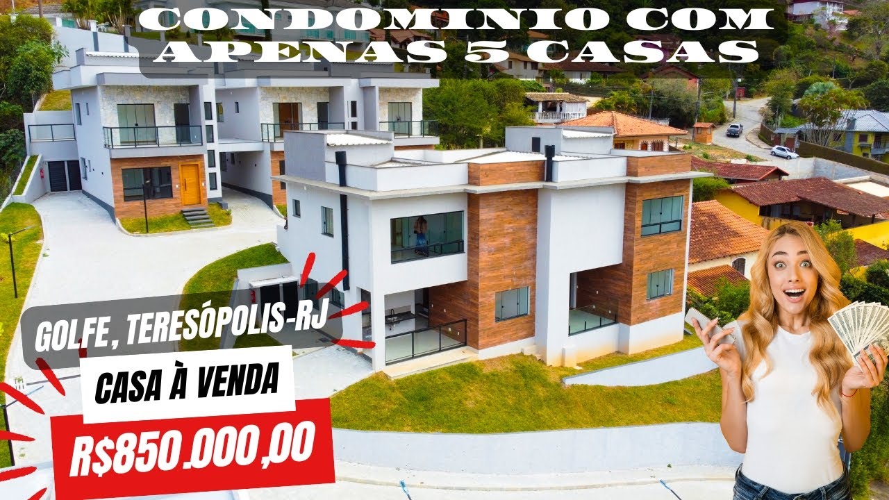 Casa á venda em Golfe - Teresópolis/RJ