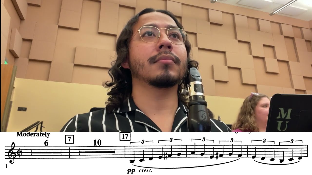 America from West Side Story clarinet perspective (with music)