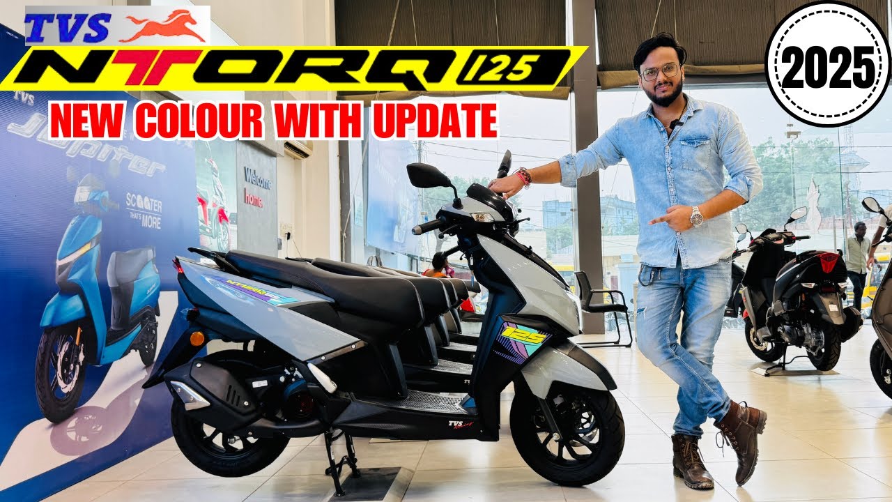 All New 2025 TVS Ntorq 125 : Nardo Gray Detailed Review | On Road Price | New Features | New Update