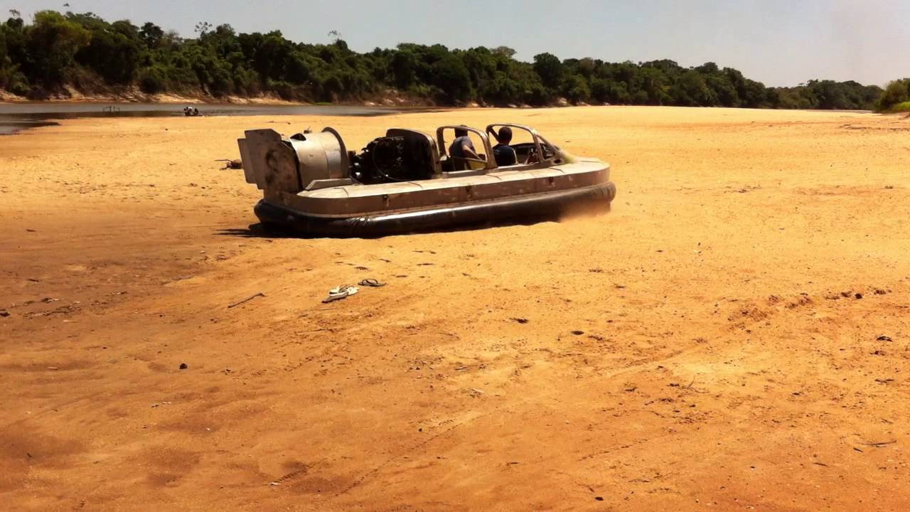 Testando Hovercraft em Caseara