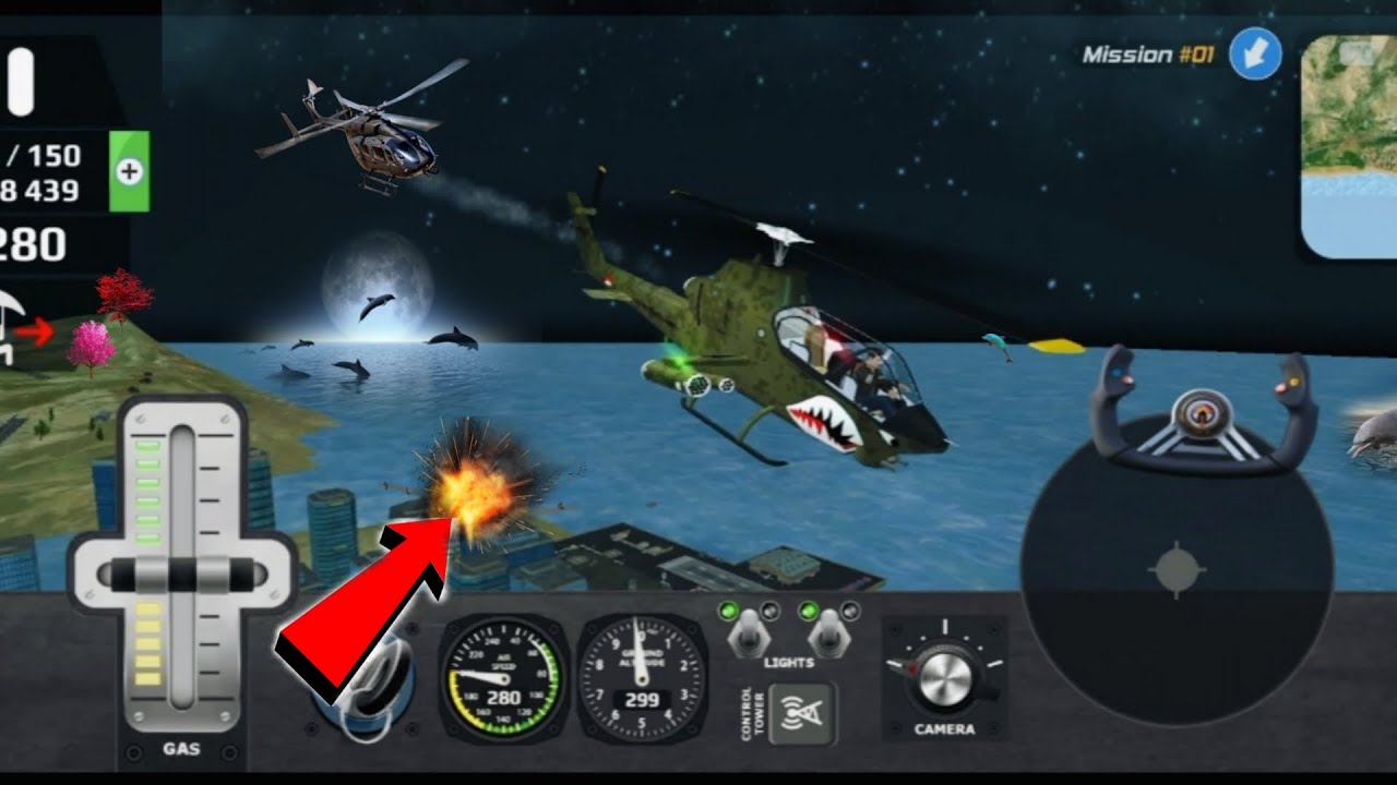 🚁 Helicopter उड़ाते Time Crash || Helicopter Crashed While Flying 🔥 Helicopter Flight Game play 🎮 