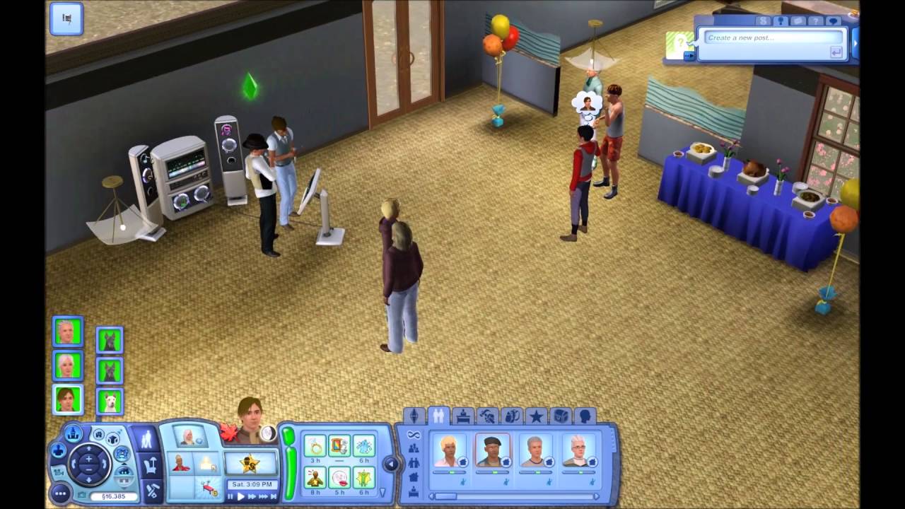 the sims 3 bachelor party