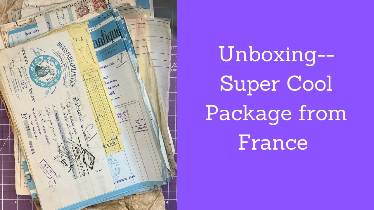 Unboxing of French Paper Treasures